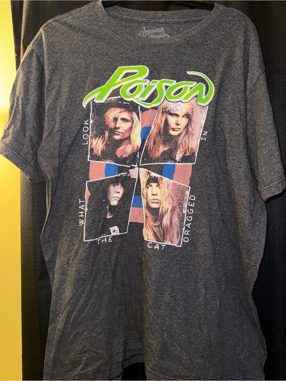 Poison Graphic Short Sleeve Tee - Dark Gray